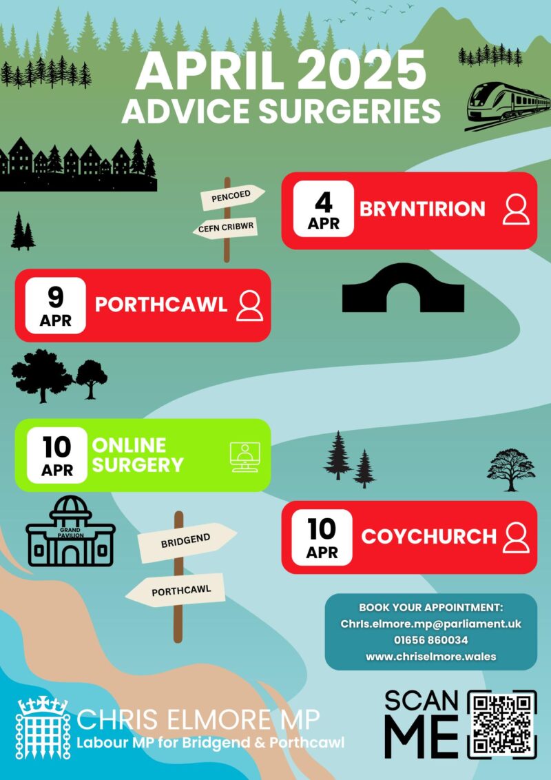 April 2025 Advice Surgeries