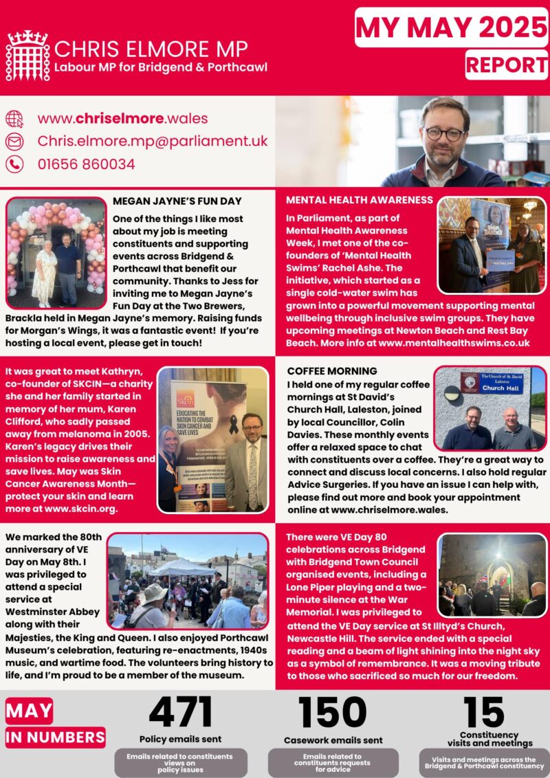 May 2025 Monthly Report Page 1