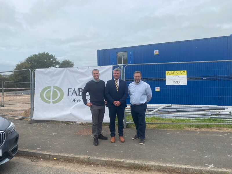 Fabco construction site, Pencoed Technology Park.