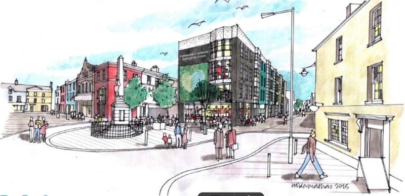 Artist impression of a redeveloped Wyndham House.