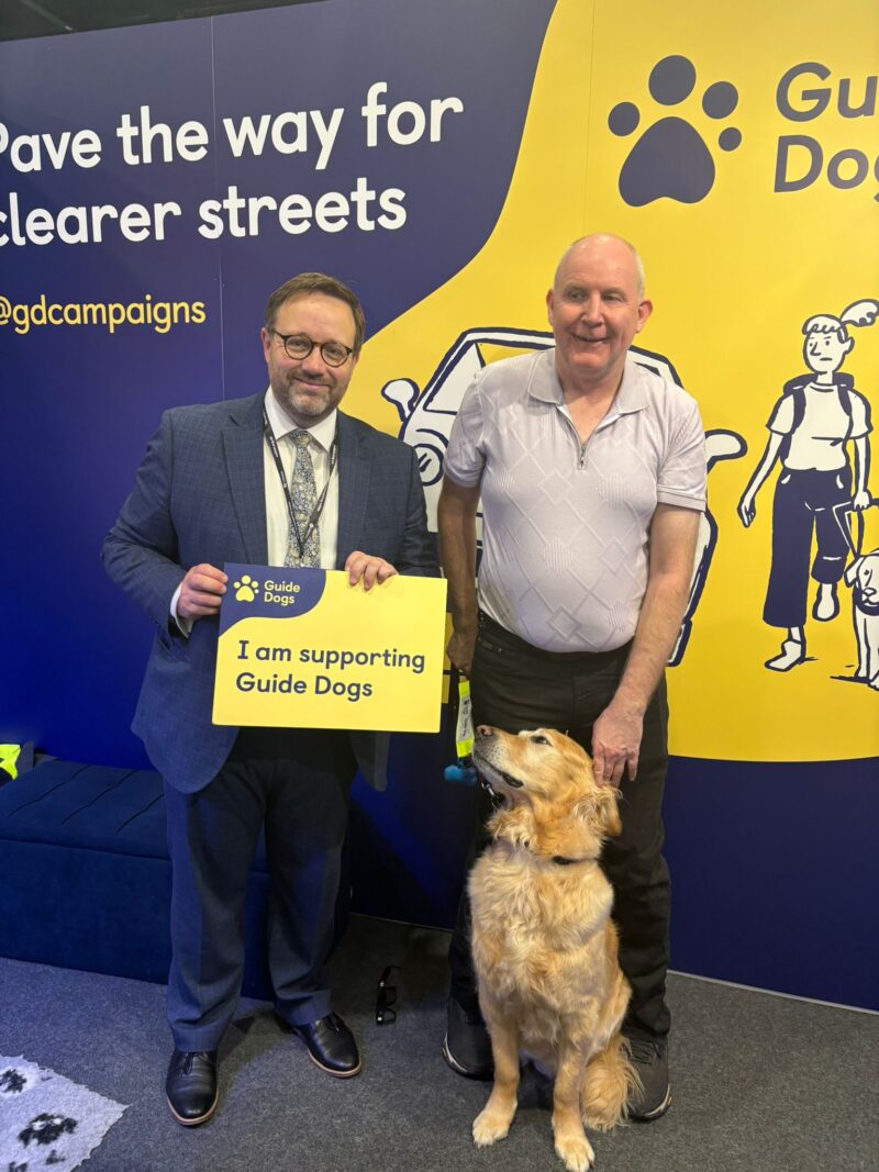 Chris Elmore MP with Paul and Pyrgo.