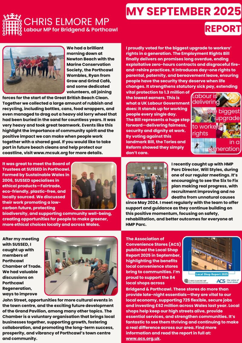 September Monthly Report Page 2 (English)