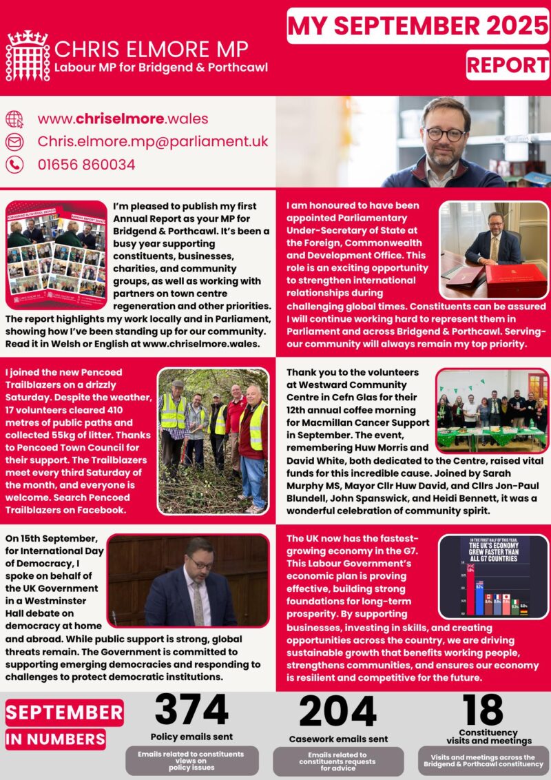 September Monthly Report Page 1 (English)