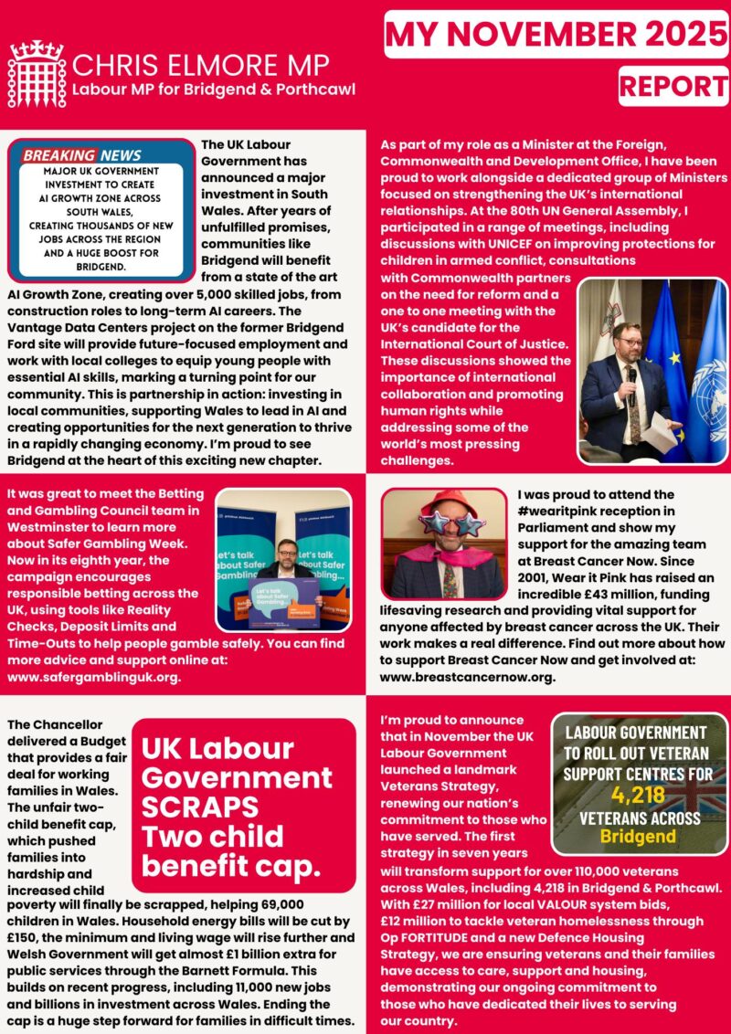 November Monthly Report Page 2