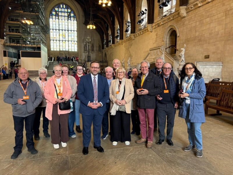 Visiting Parliament with Constituents from Bridgend & Porthcawl