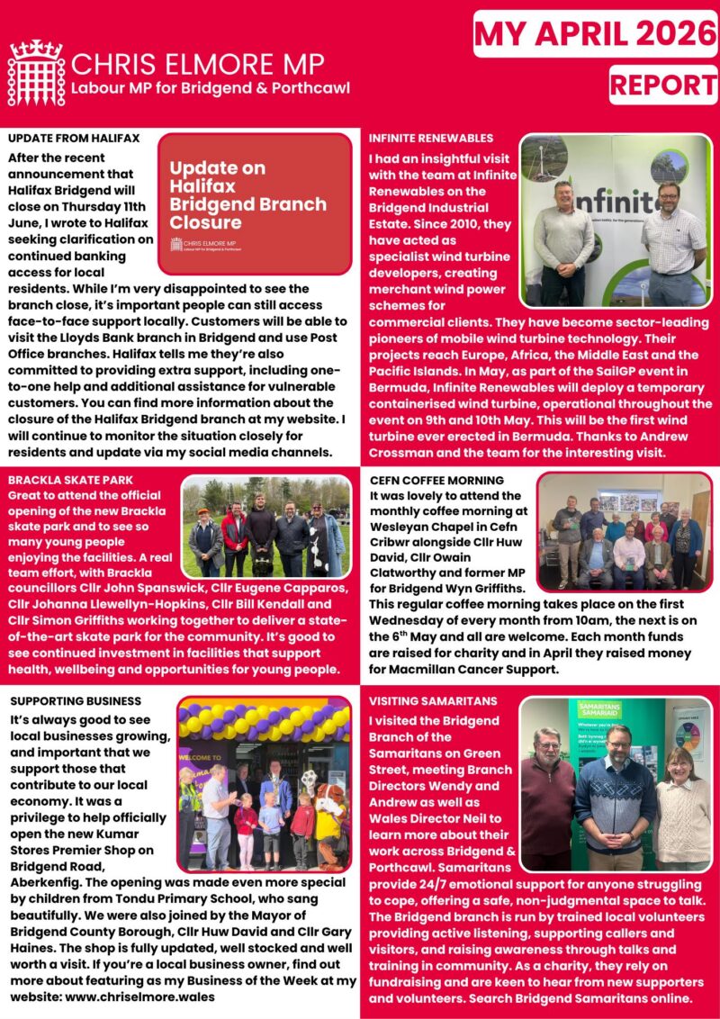 April Report Page 2