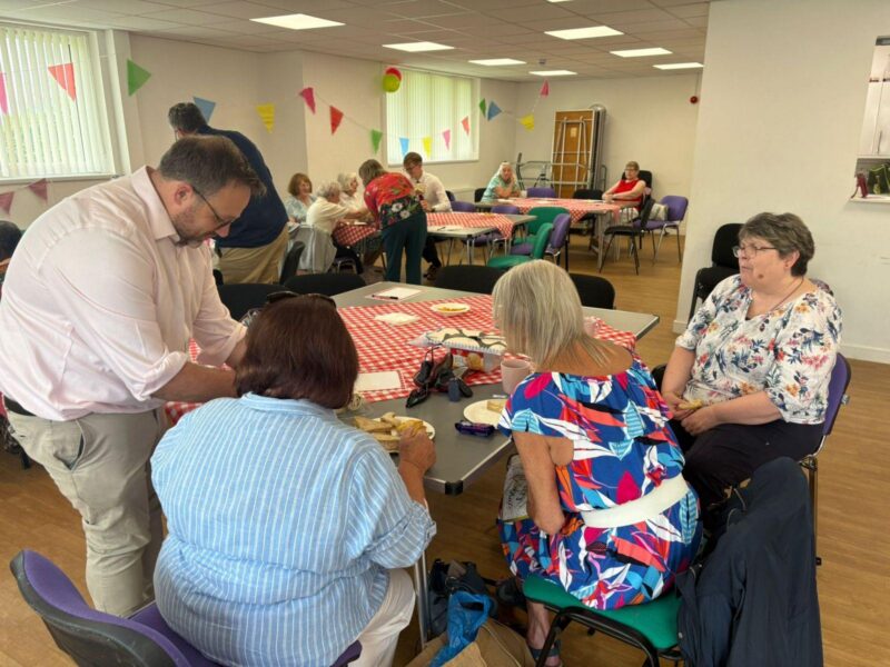 With the Bryntirion Young at Heart Group
