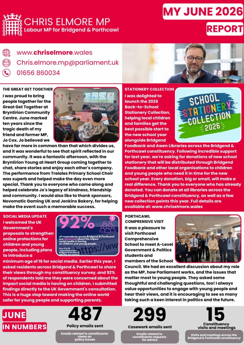 June Report Page 1