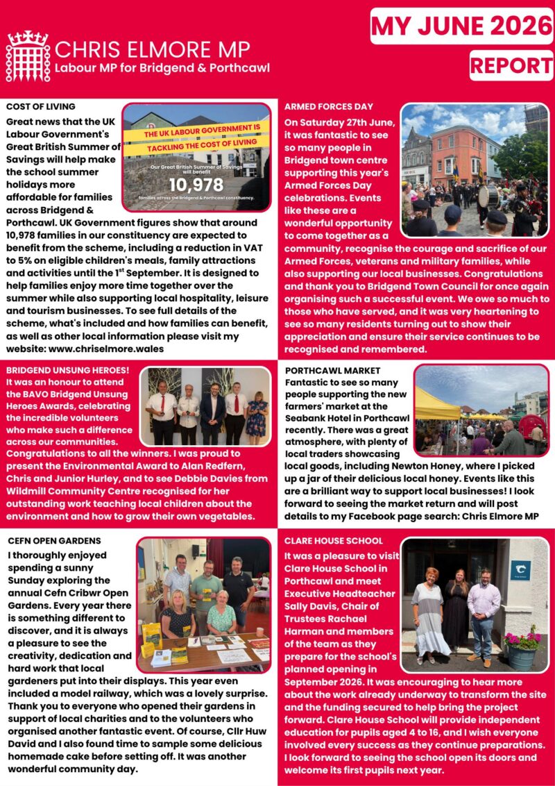 June Report Page 2