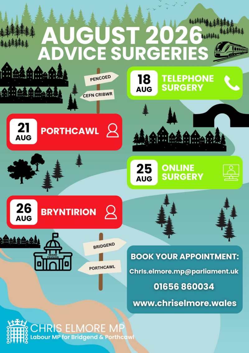 Advice Surgeries August 2026