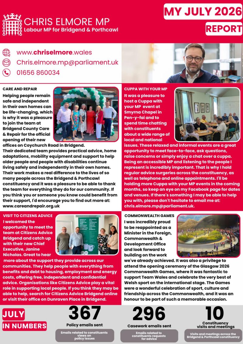 July Report Page 1