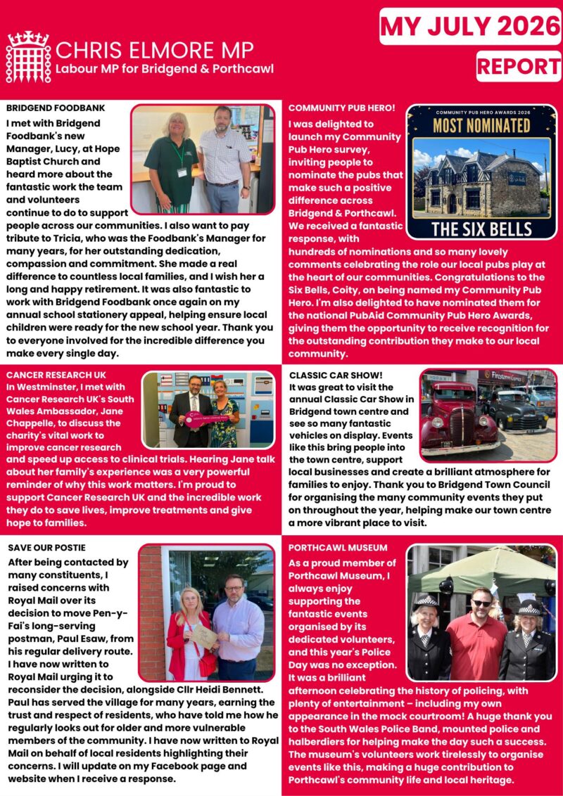 July Report Page 2