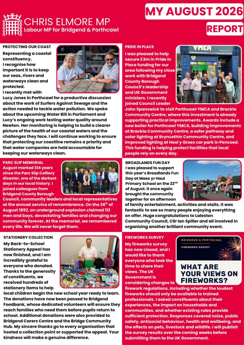 August Report Page 2