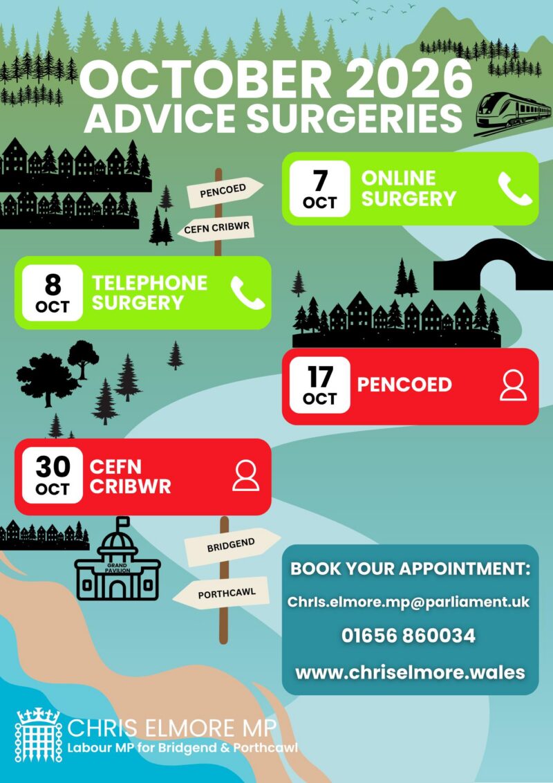 Advice Surgeries October 2026