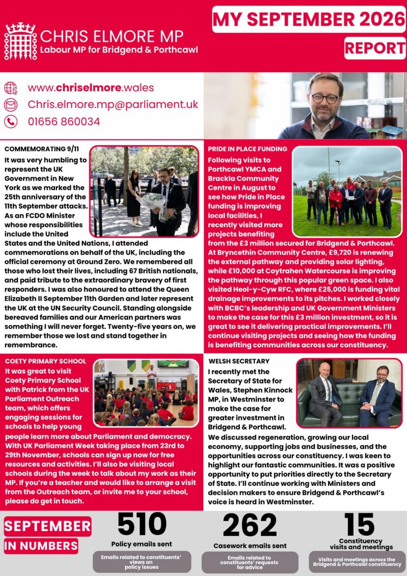 September Report Page 1